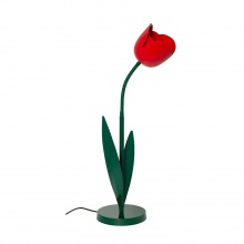 Tulip Table Lamp Red