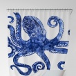 Shower Curtain Octopus